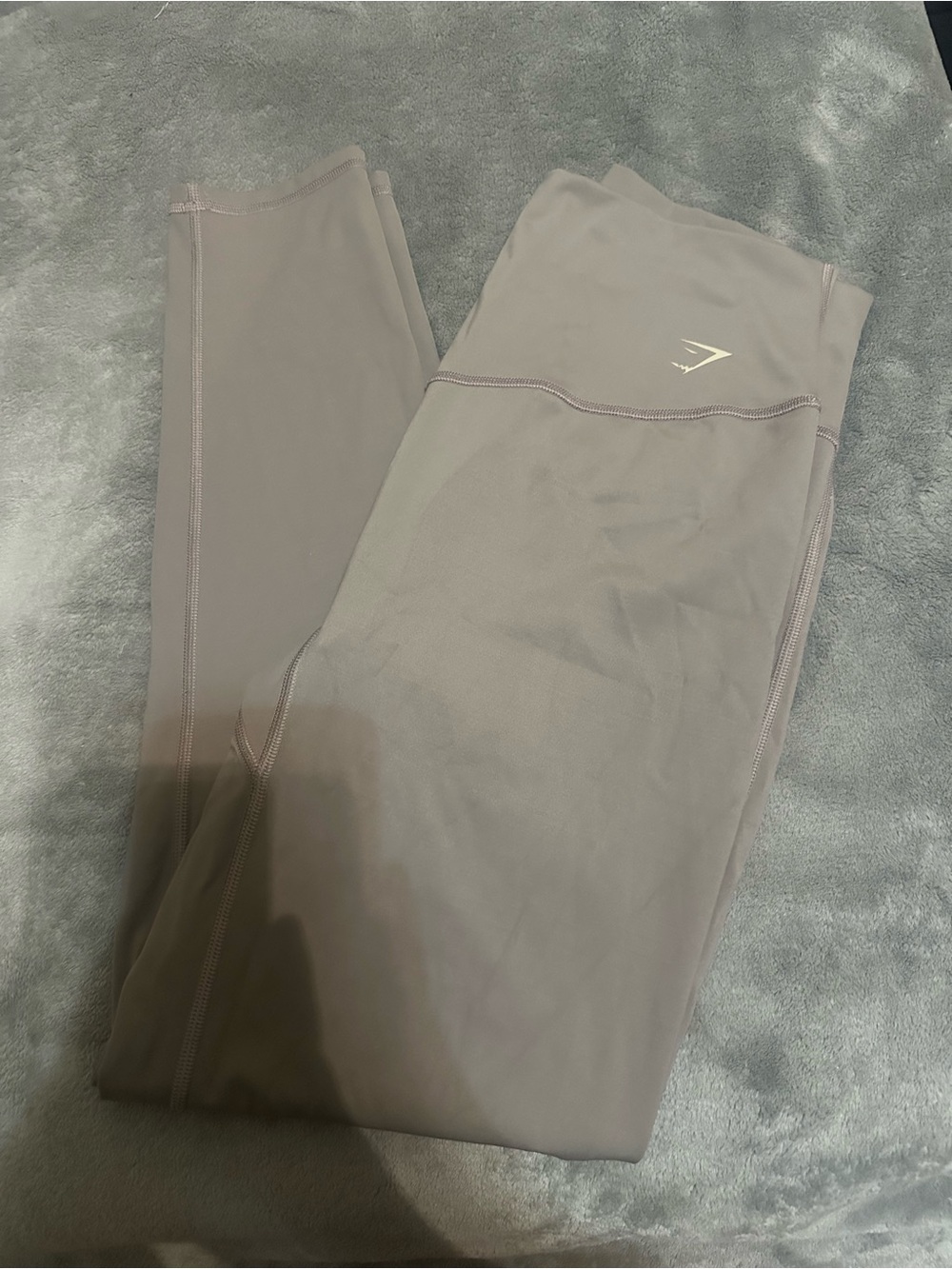 Gymshark High-Waist Leggings in Mauve Taupe